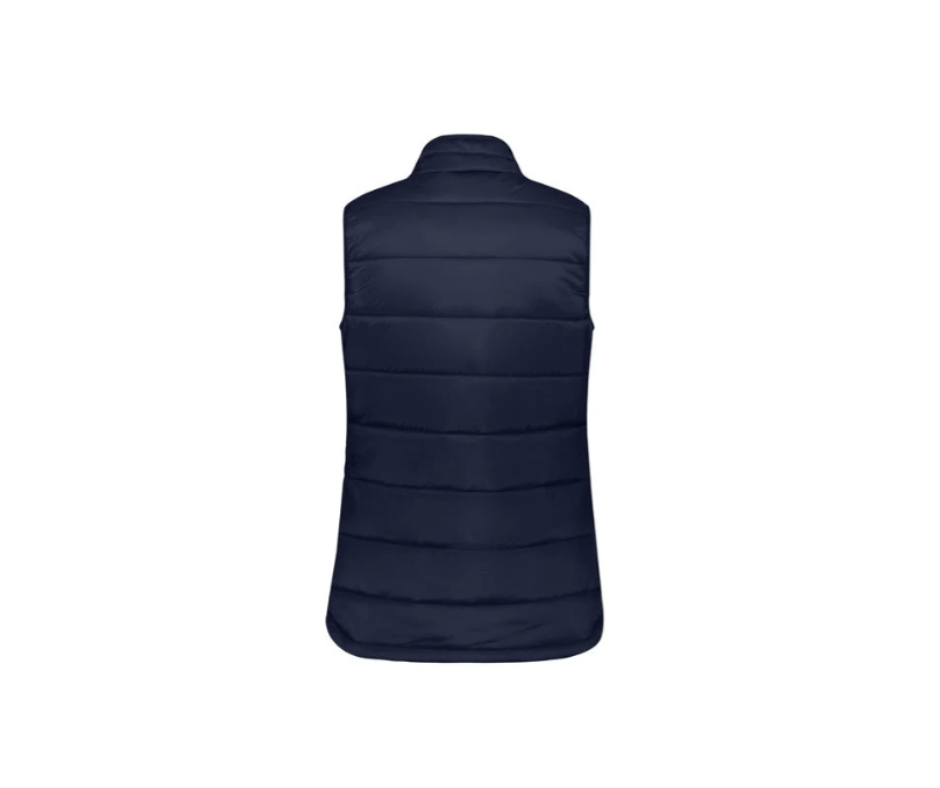 PE Staff navy puffer vest - Ladies