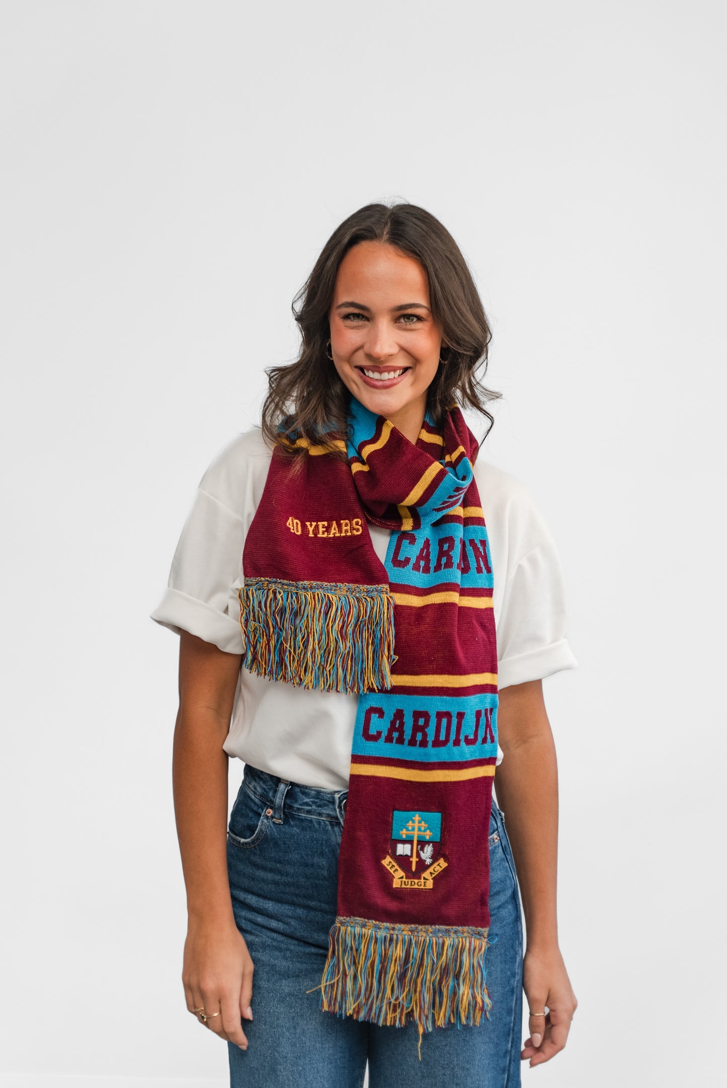 Cardijn College 40 Year Anniversary Knit Scarf