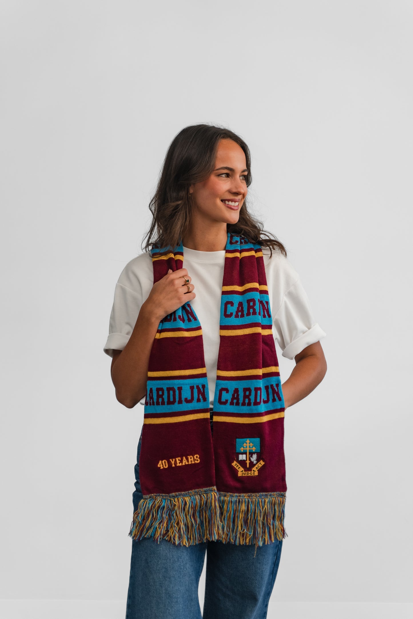 Cardijn College 40 Year Anniversary Knit Scarf