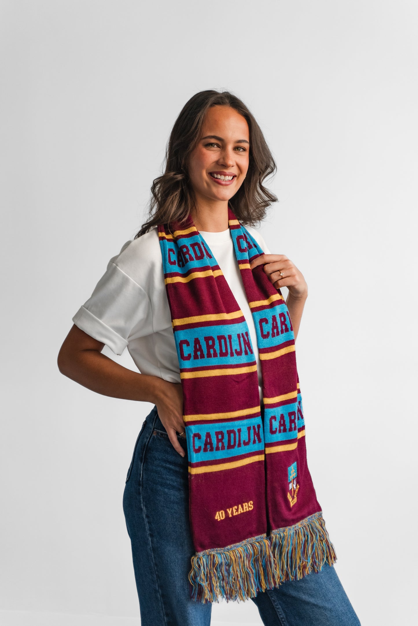 Cardijn College 40 Year Anniversary Knit Scarf