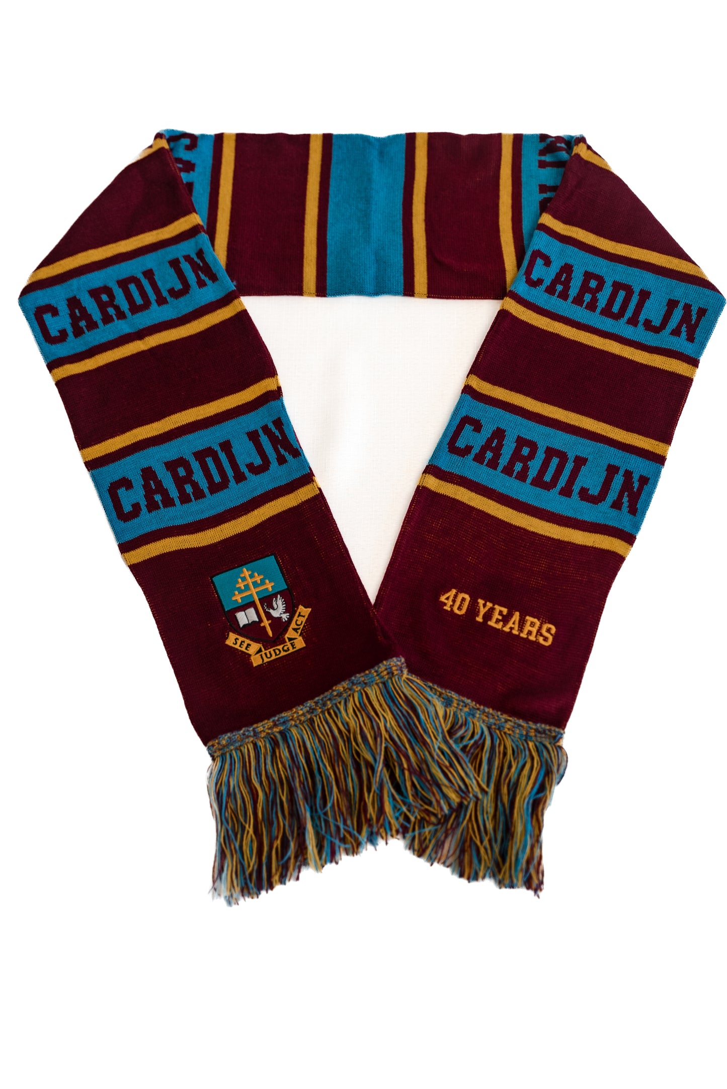 Cardijn College 40 Year Anniversary Knit Scarf