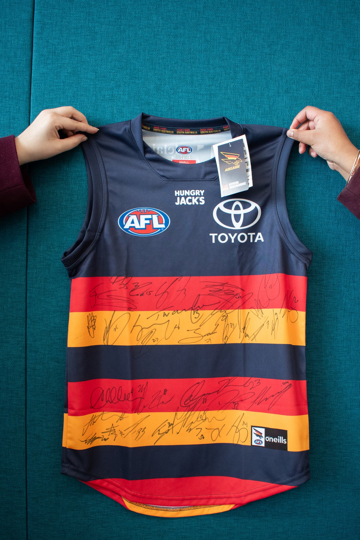 Signed Adelaide Crows Guernsey